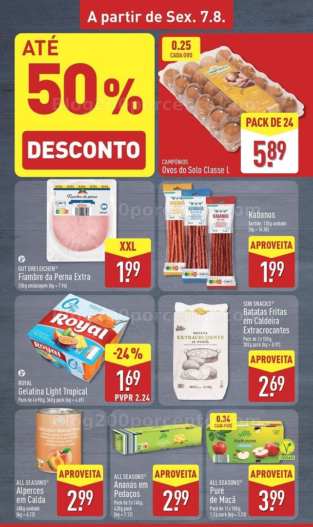 Antevisão Folheto ALDI Promoções de 3 a 9 agosto